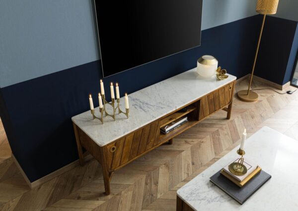 Furnliv Darien Mango Wood TV Unit #01 - Image 2
