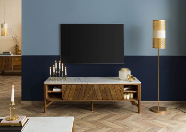 Furnliv Darien Mango Wood TV Unit #01