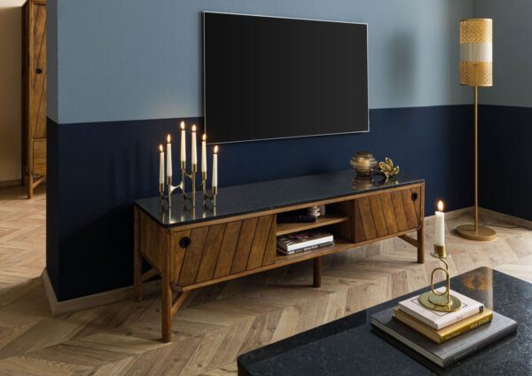 Furnliv Darien Mango Wood TV Unit #06 - Image 4
