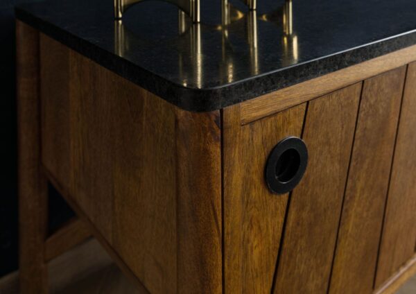 Furnliv Darien Mango Wood TV Unit #06 - Image 2