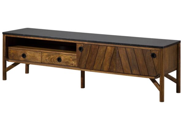 Furnliv Darien Mango Wood TV Unit #27 - Image 9