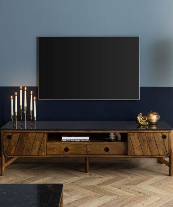 Furnliv Darien Mango Wood TV Unit #08