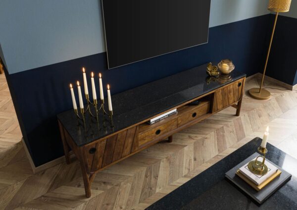 Furnliv Darien Mango Wood TV Unit #08 - Image 4