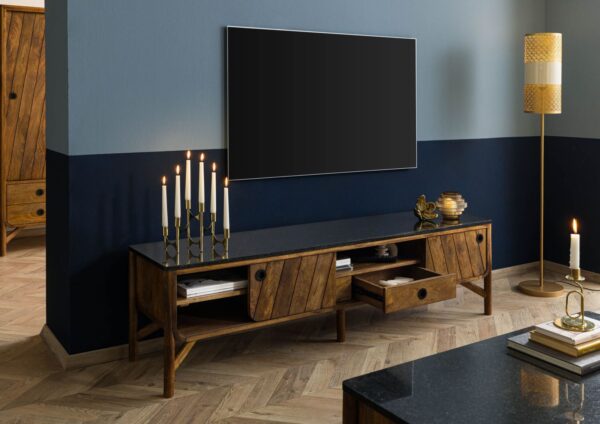 Furnliv Darien Mango Wood TV Unit #08 - Image 7