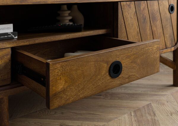 Furnliv Darien Mango Wood TV Unit #08 - Image 2