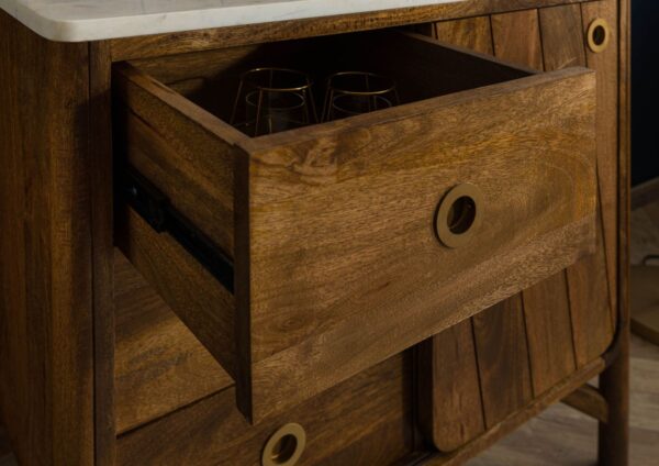 Furnliv Darien Mango Wood Buffet #24 - Image 4
