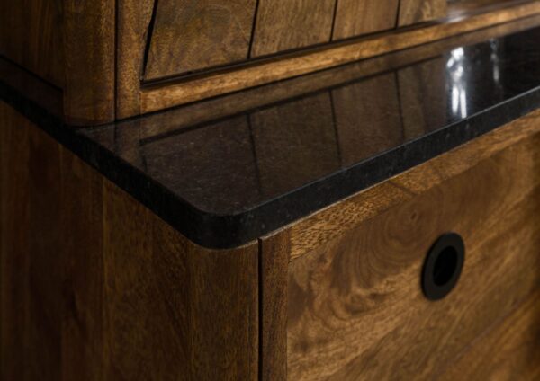 Furnliv Darien Mango Wood Display Cabinet #05 - Image 2