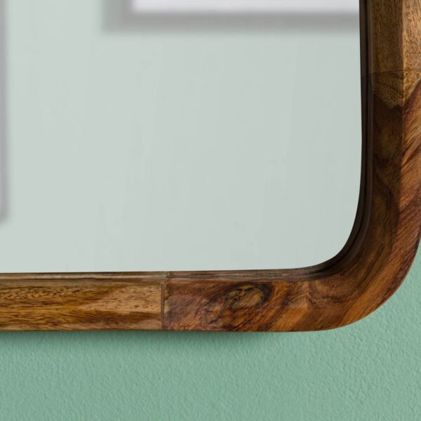 Furnliv Corbett Sheesham Wood Wall Mirror #2 - Image 4