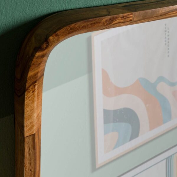 Furnliv Corbett Sheesham Wood Wall Mirror #2 - Image 6