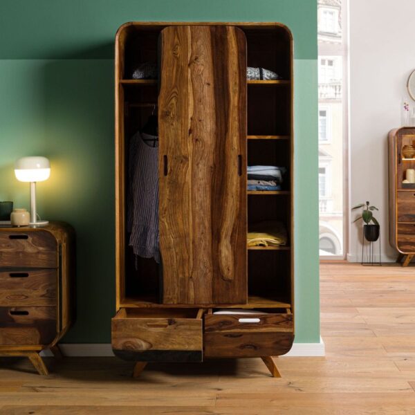 Furnliv Corbett Sheesham Wardrobe