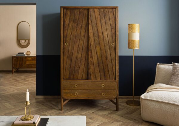 Furnliv Darien Mango Wood Wardrobe #19