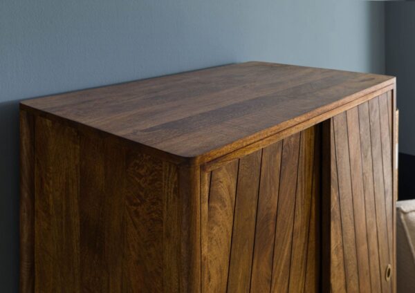 Furnliv Darien Mango Wood Wardrobe #19 - Image 4