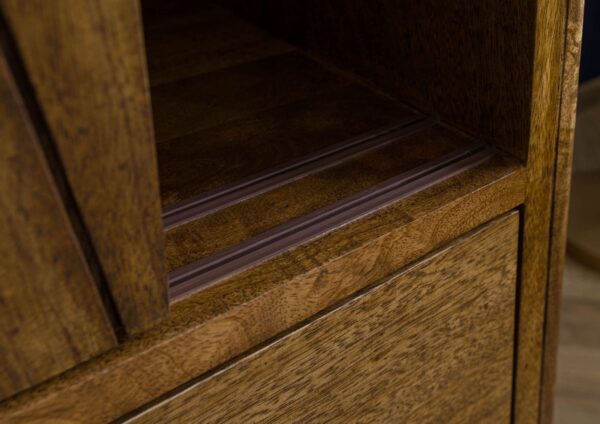 Furnliv Darien Mango Wood Wardrobe #19 - Image 6