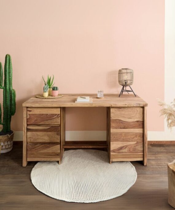 Furnliv Ranthambhor Sheesham Wood Study Desk
