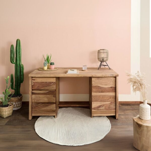 Furnliv Ranthambhor Sheesham Wood Study Desk
