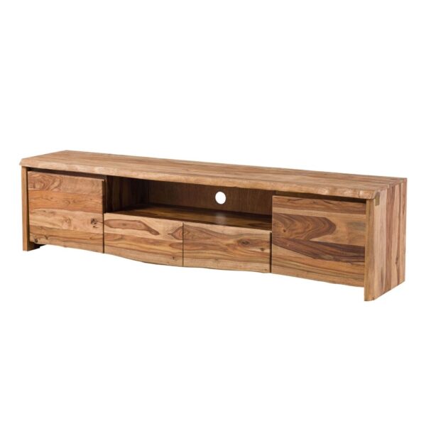 Furnliv Ranthambhor Sheesham Wood Two Door Two Drawer TV Unit Large - Image 8