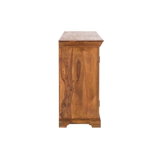 Furnliv Rustic Solid Sheesham Wood 2 Doors 4 Drawers Sideboard #05 - Image 2