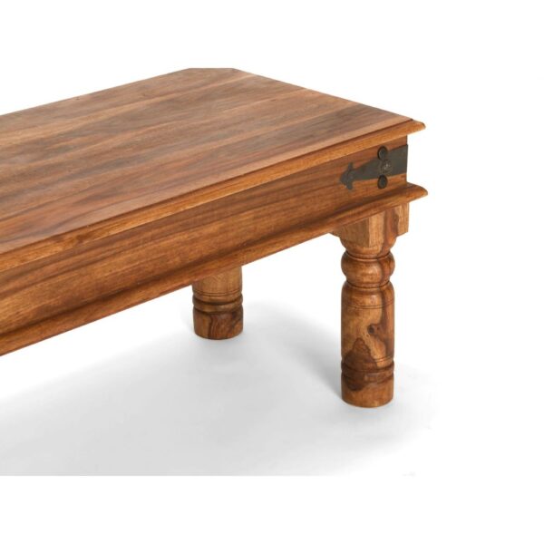 Furnliv Rustic Traditional Solid Sheesham Wood Dining Set with Chairs #06 - Image 7