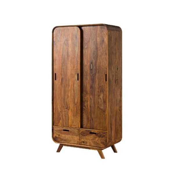 Furnliv Corbett Sheesham Wood Wardrobe #26 - Image 8