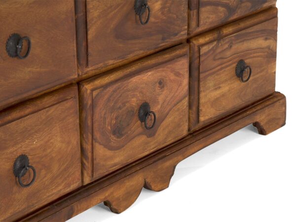 Furnliv Rustic Solid Wood Apothecary Cabinet #09 - Image 7