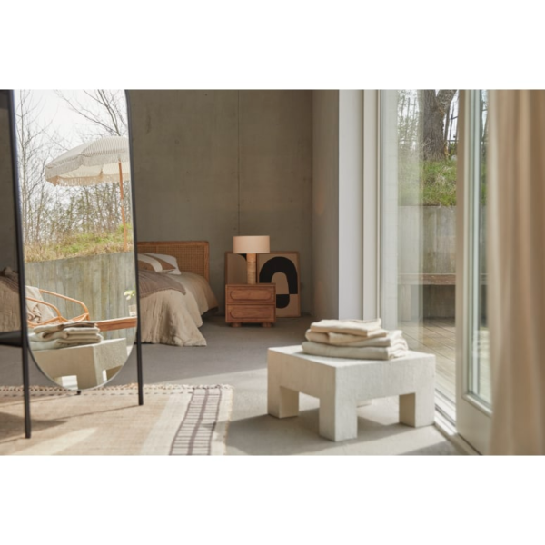 Furnliv Cisco Two-Drawer Premium Acacia Wood Bedside #05 - Image 7