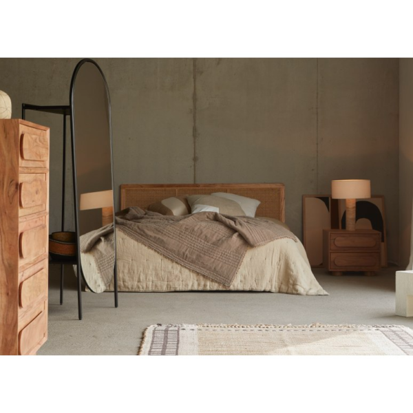 Furnliv Cisco Two-Drawer Premium Acacia Wood Bedside #05 - Image 8
