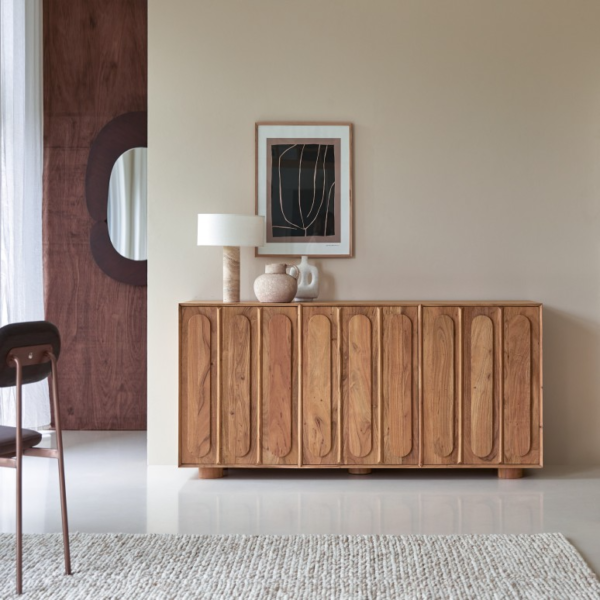 Furnliv Cisco Solid Acacia Wood Sideboard #07