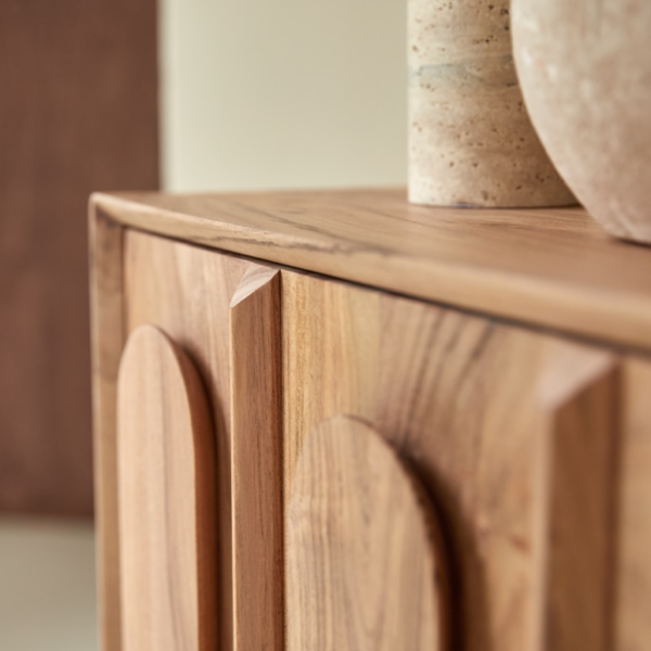 Furnliv Cisco Solid Acacia Wood Sideboard #07 - Image 5