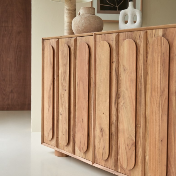 Furnliv Cisco Solid Acacia Wood Sideboard #07 - Image 6