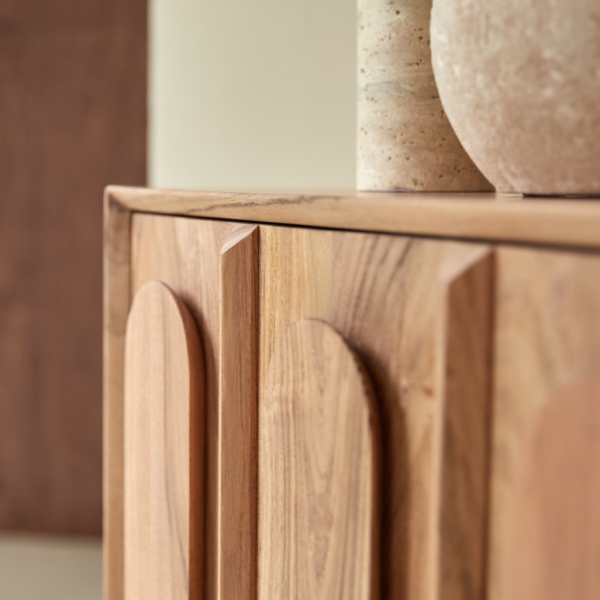 Furnliv Cisco Solid Acacia Wood Sideboard #07 - Image 8