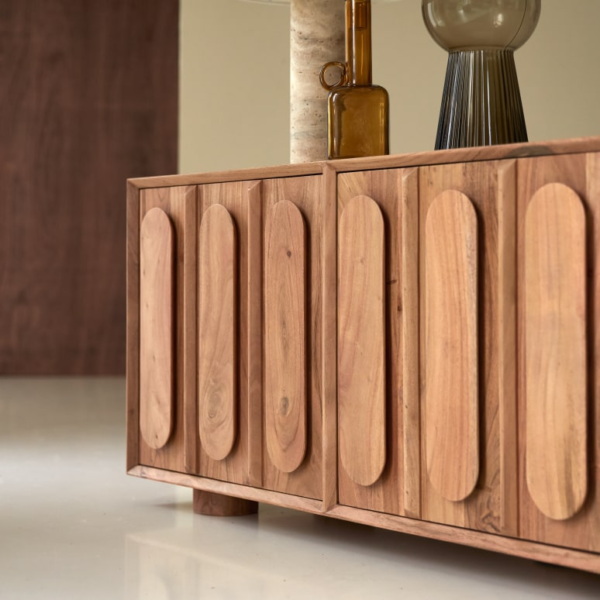 Furnliv Cisco Premium Acacia Wood TV Unit #02 - Image 5