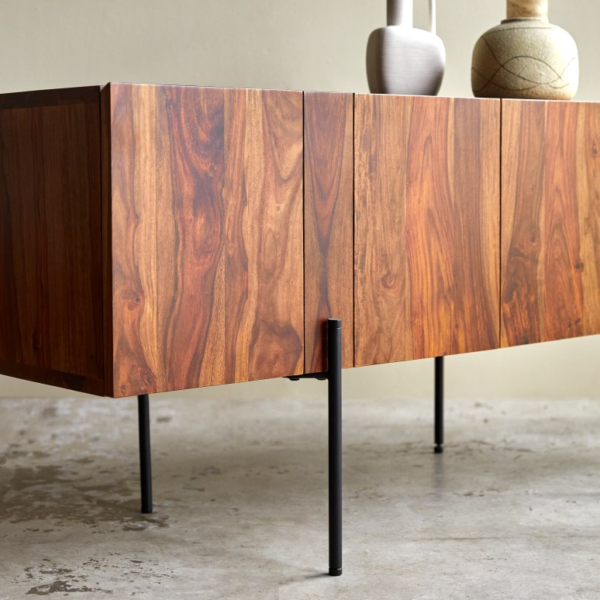 Furnliv Tolka Solid Sheesham Tall Sideboard #04 - Image 6
