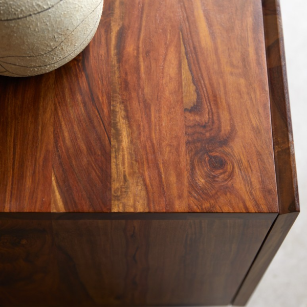Furnliv Tolka Solid Sheesham Wood Low Sideboard #03 - Image 3