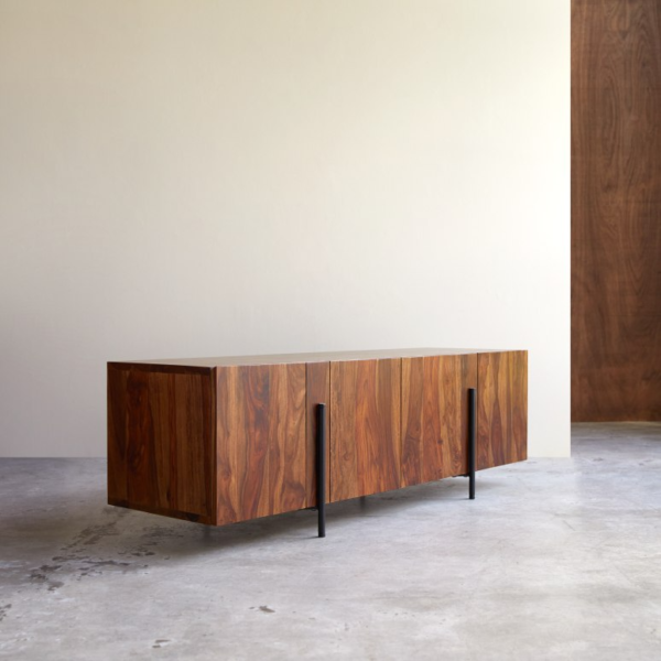 Furnliv Tolka Solid Sheesham Wood Low Sideboard #03 - Image 5