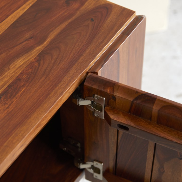Furnliv Tolka Solid Sheesham Wood Low TV Unit #2 - Image 3