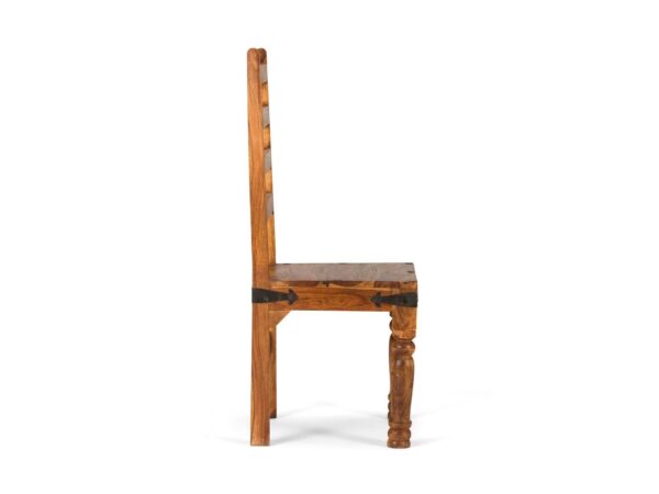 Furnliv Rustic Set of 2 Solid Wood Chairs #08 - Image 3