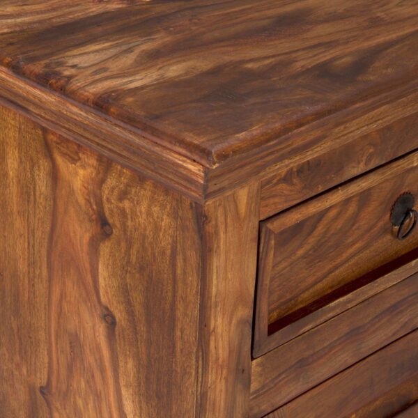 Furnliv Rustic Solid Sheesham Wood Sideboard #03 - Image 8