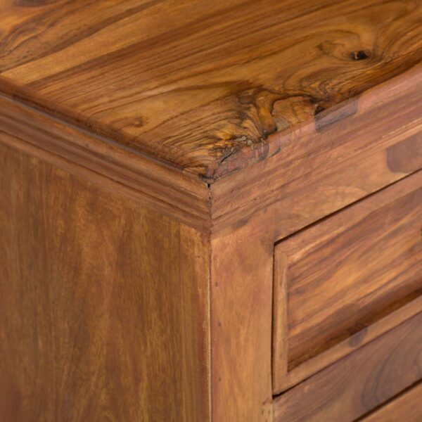 Furnliv Rustic Solid Sheesham Wood Sideboard #02 - Image 9