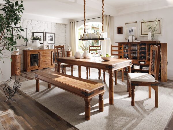 Furnliv Rustic Set of 2 Solid Wood Chairs #08 - Image 8