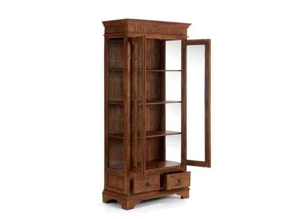 Furnliv Rustic Solid Wood Display Cabinet #07 - Image 5