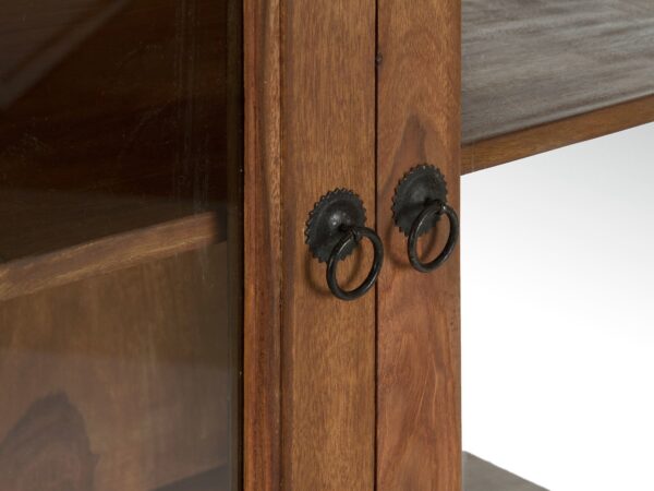 Furnliv Rustic Solid Wood Display Cabinet #07 - Image 7