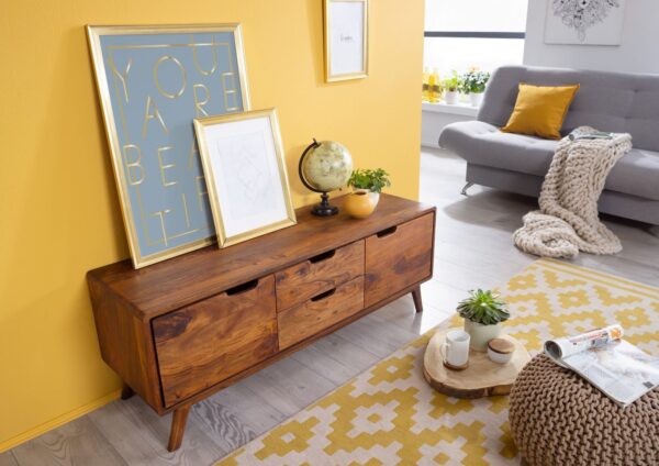 Furnliv Autumn Sheesham Wood Low Sideboard #01 - Image 2