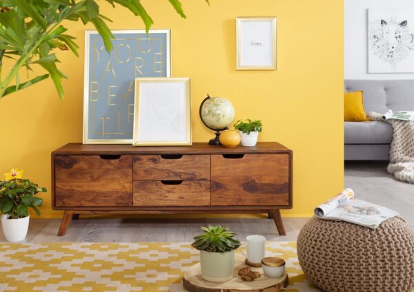 Furnliv Autumn Sheesham Wood Low Sideboard #01 - Image 3