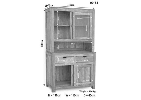 Furnliv Acacia Buffet