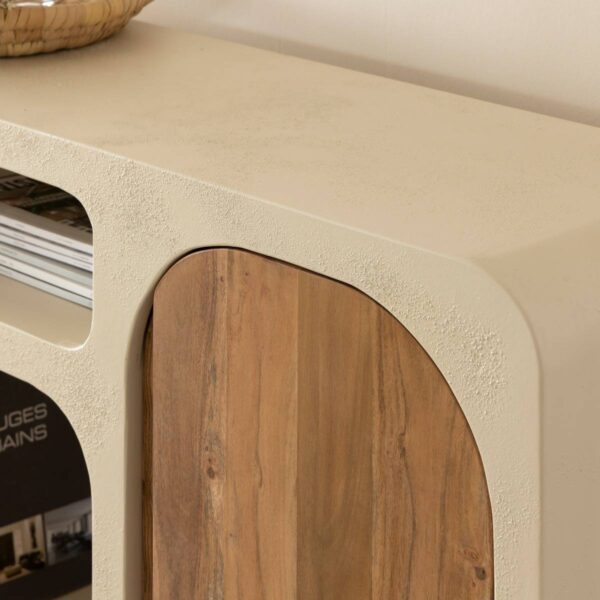 Furnliv Fade Natural Solid Wood Sideboard #02 - Image 4