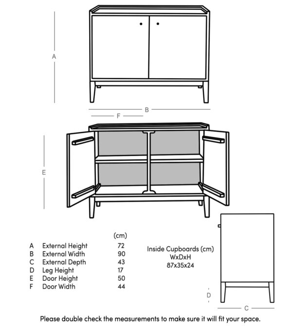 Furnliv Newham Sideboard