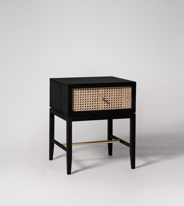Furnliv Rattan Black Bedside Table #08 - Image 2