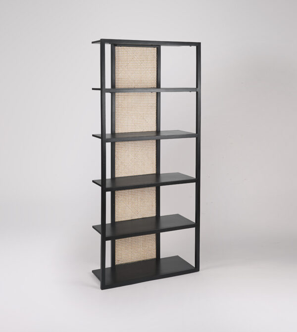 Furnliv Rattan Black Shelving Unit #06 - Image 2