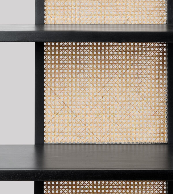 Furnliv Rattan Black Shelving Unit #06 - Image 4