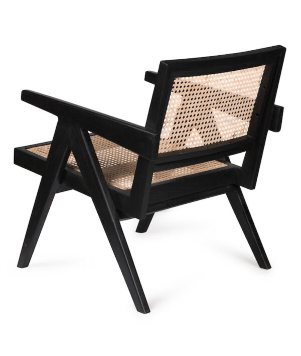 Furnliv Mandor Traditional Chandigarh Designed Premium Cane Accent Chair #14 - Image 2